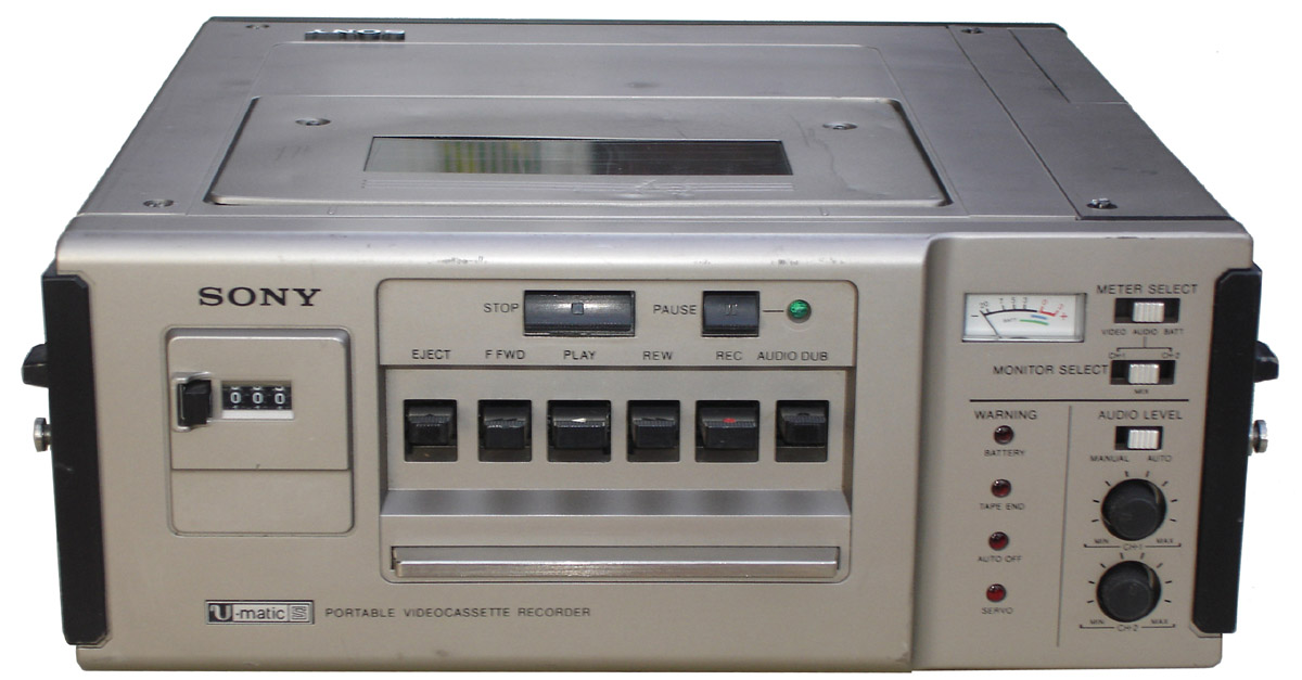 Sony VO4800 portable video recorder Umatic